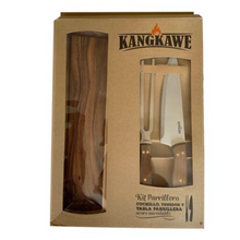 Cargar imagen en el visor de la galería, Set Parrillero: Tabla + cuchillo + tenedor